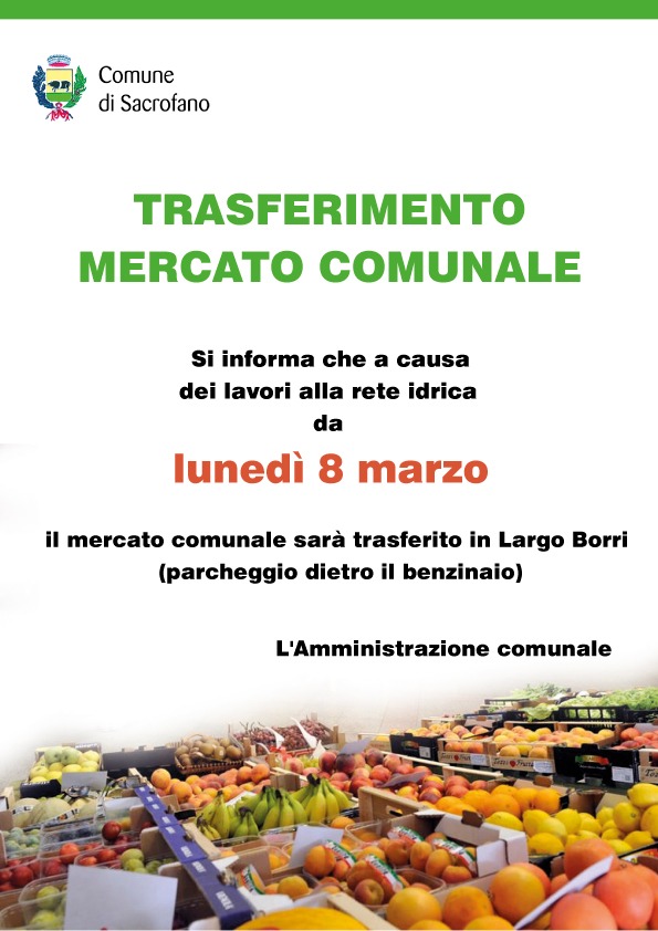 Trasferimento Mercato Comunale