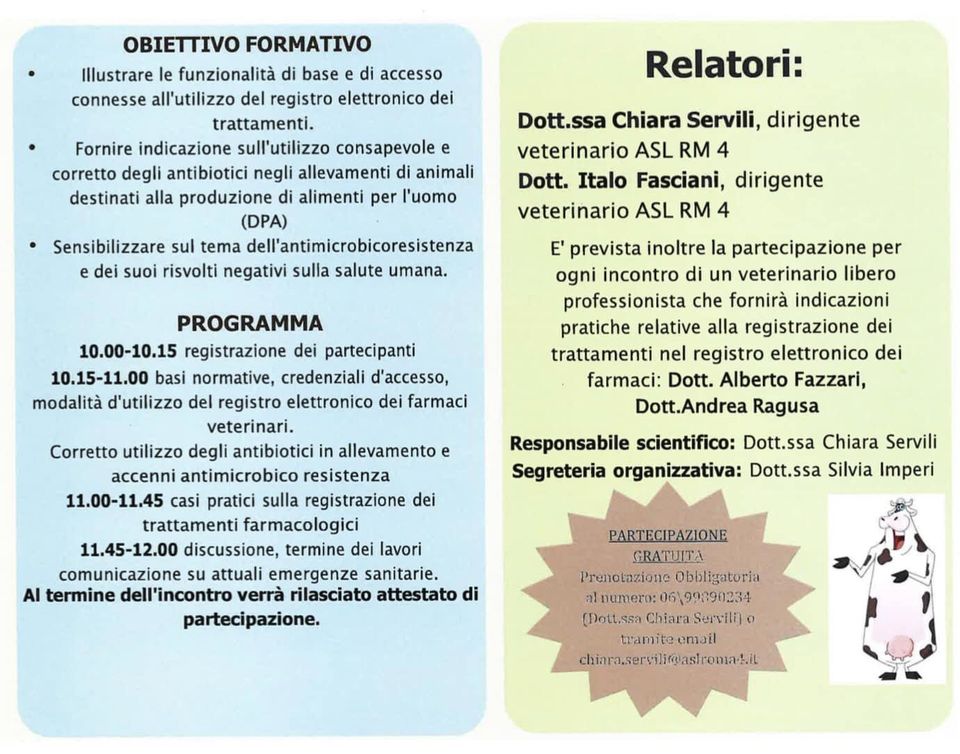 INCONTRO INFORMATIVO CON GLI ALLEVATORI DELLE SPECIE ZOOTECNICHE DEL TERRITORIO