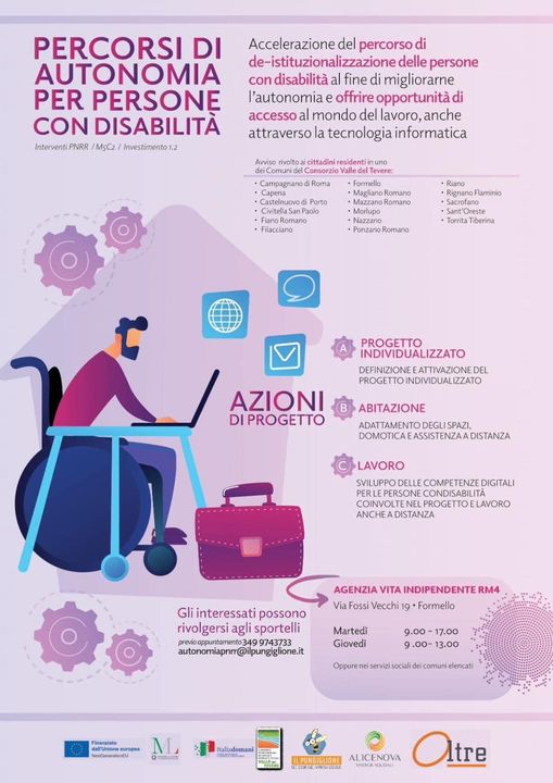PERCORSI DI AUTONOMIA PER PER PERSONE CON DISABILITÀ