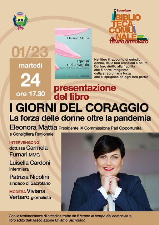 I GIORNI DEL CORAGGIO: PRESENTAZIONE LIBRO DI ELEONORA MATTIA 