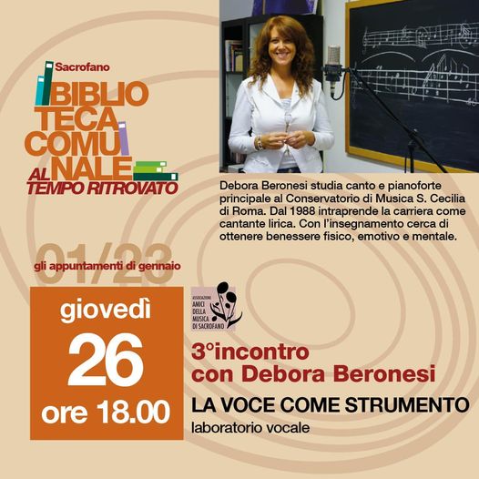 LA VOCE COME STRUMENTO: LABORATORIO VOCALE