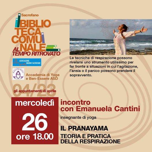 INCONTRO: IL RESPIRO PRANAYAMA CON EMANUELA CANTINI