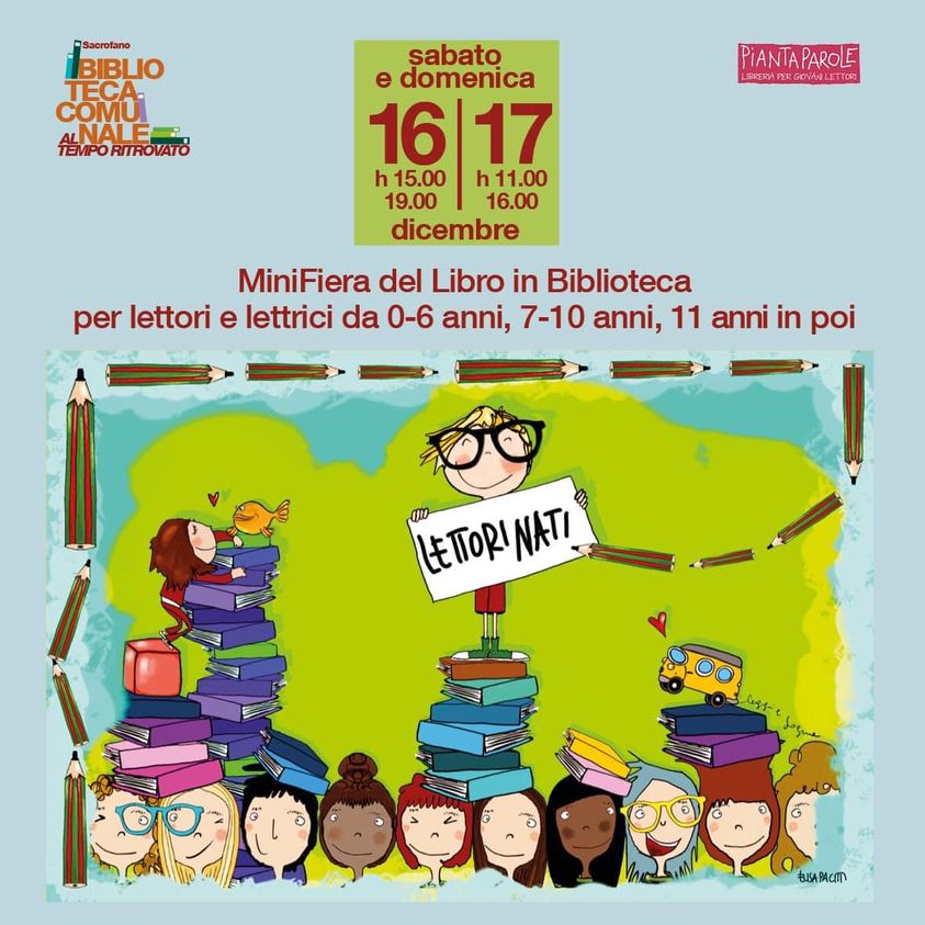 BIBLIOTECA:  La mini fiera dei libri per piccoli lettori e lettrici