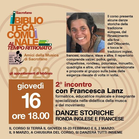 INCONTRO DANZE STORICHE: RONDA INGLESE E FRANCESE 