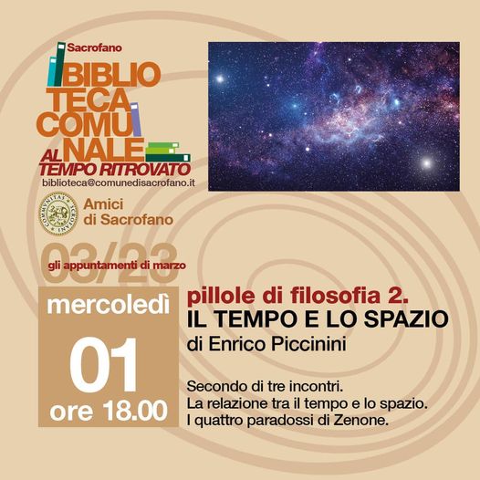 PILLOLE DI FILOSOFIA: IL TEMPO E LO SPAZIO