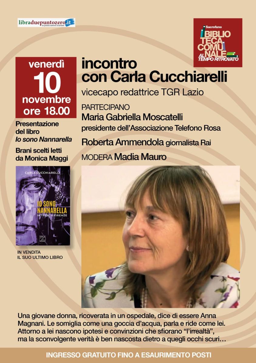  BIBLIOTECA: Incontro con Carla Cucchiarelli