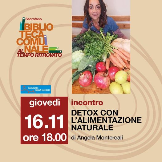 INCONTRO IN BIBLIOTECA: DETOX CON ALIMENTAZIONE NATURALE 