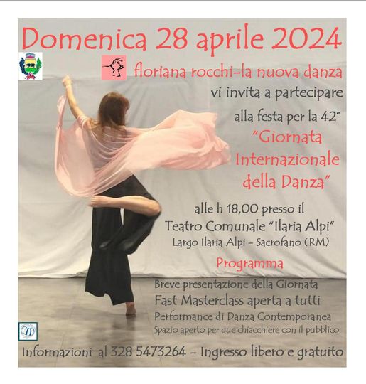 SACROFANO: FESTA PER LA GIORNATA INTERNAZIONALE DELLA DANZA PRESSO IL TEATRO ALPI 