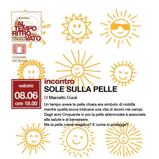  BIBLIOTECA :  SOLE SULLA PELLE: INCONTRO