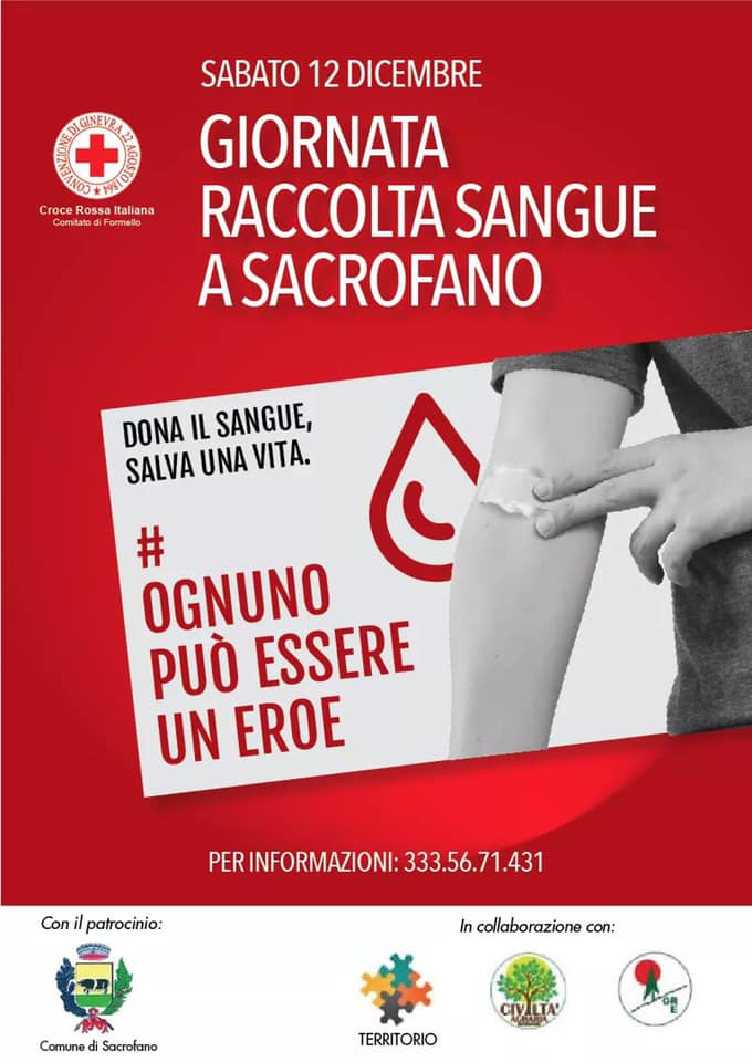 Locandina Raccolta Sangue 