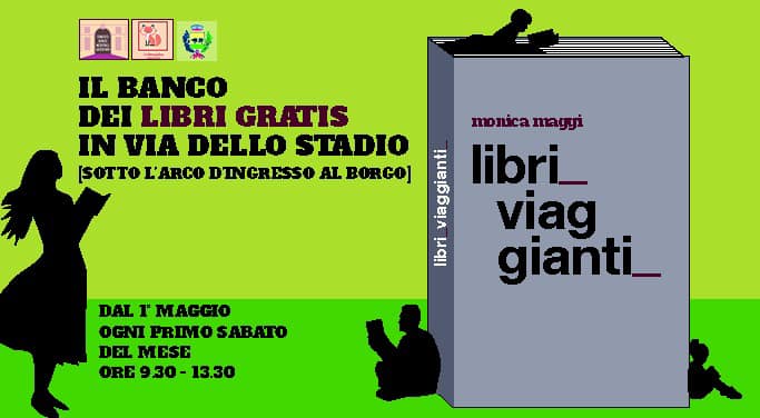 SABATO PRIMO MAGGIO: LIBRI GRATIS A SACROFANO