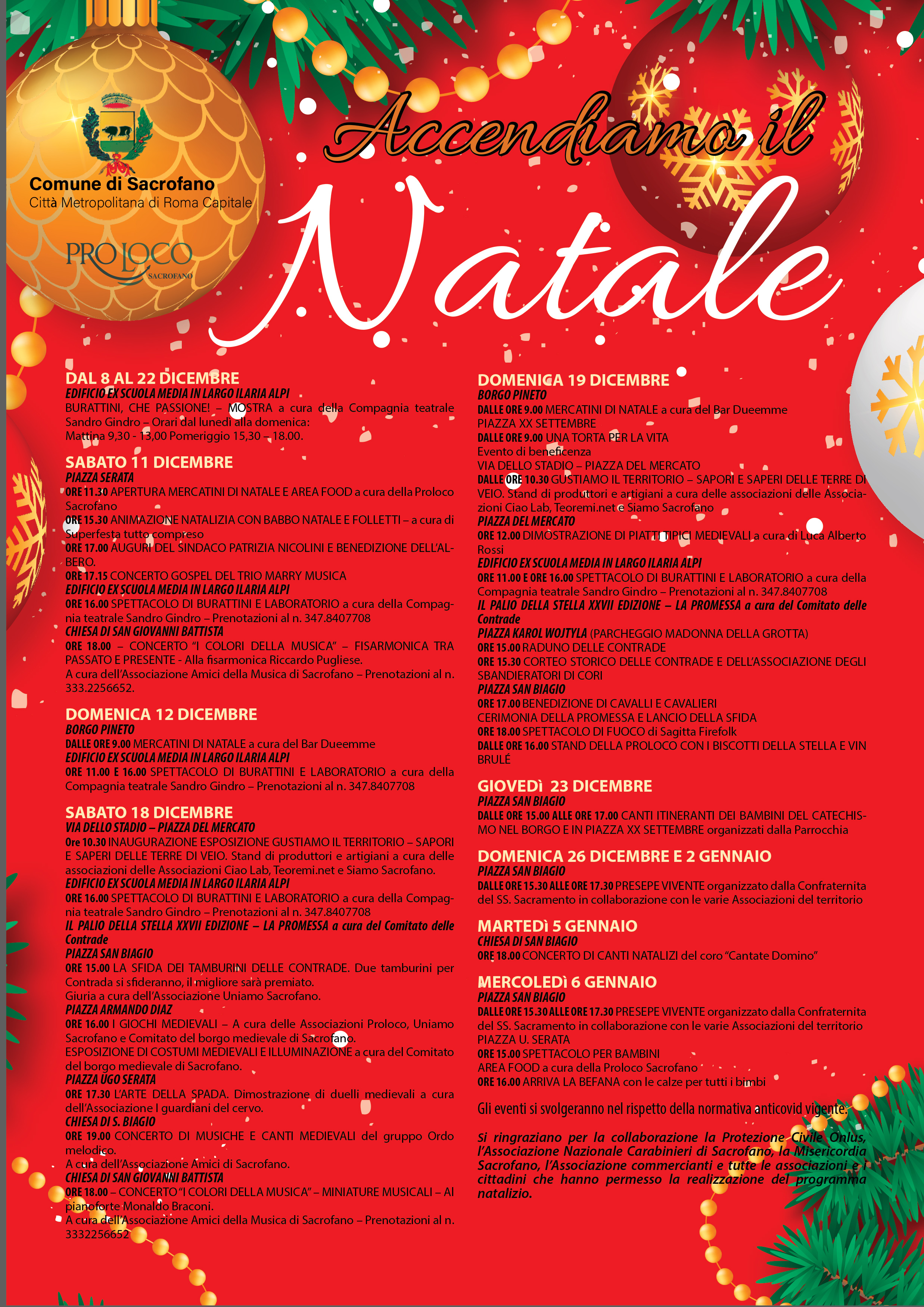 Natale 2021 a Sacrofano