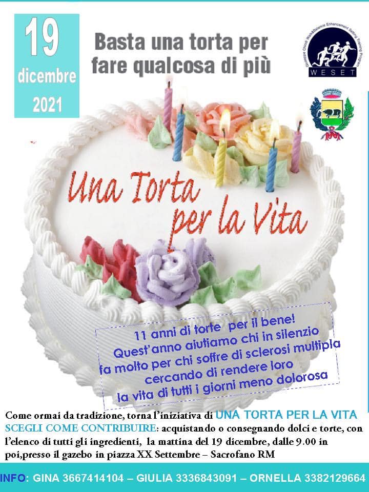 UNA TORTA PER LA VITA