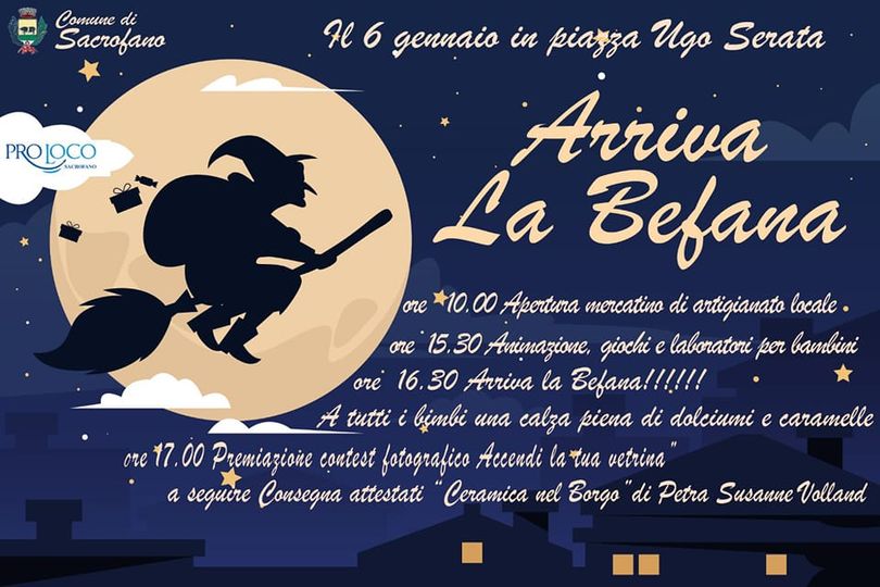 ARRIVA LA BEFANA A SACROFANO!