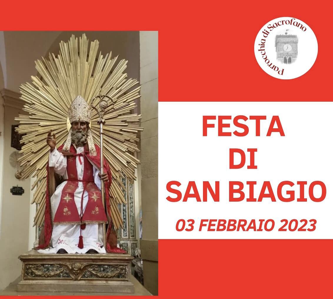 AVVISO: FESTIVITÀ SAN BIAGIO