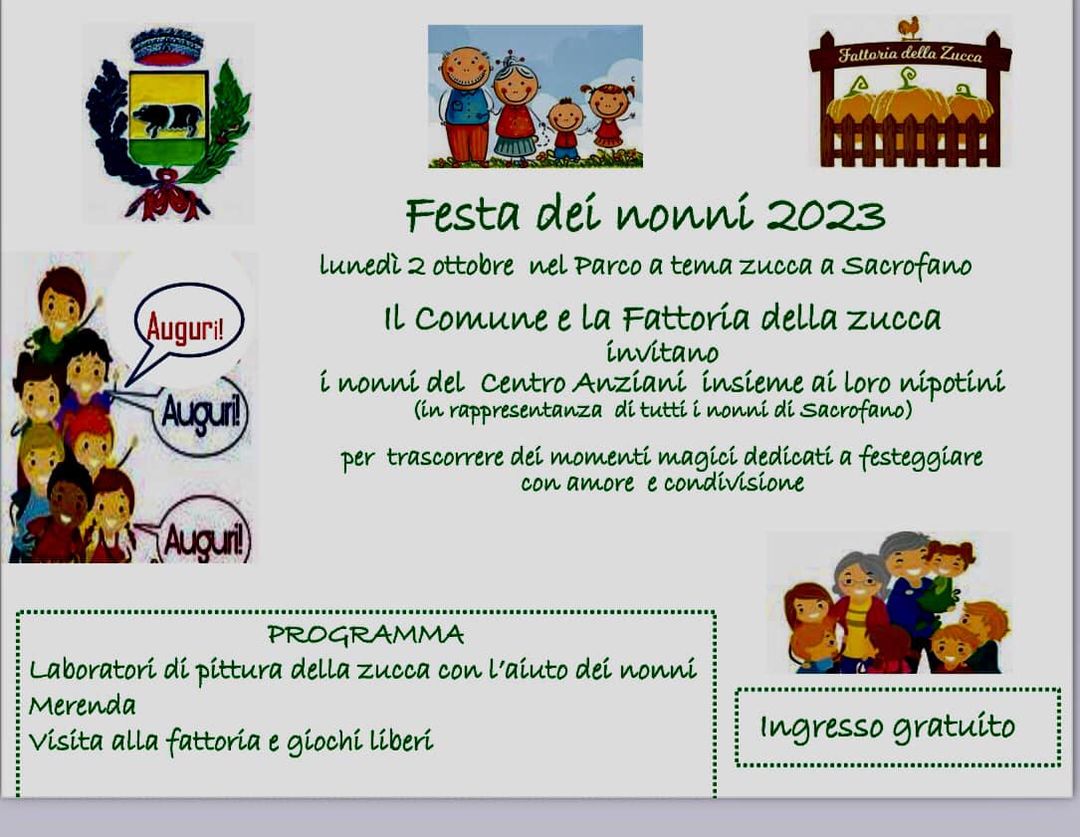 A SACROFANO LA FESTA DEI NONNI ALLA FATTORIA DELLA ZUCCAv