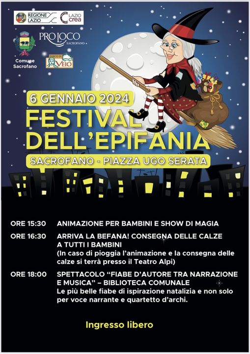 ARRIVA LA BEFANA A SACROFANO!