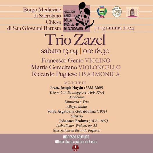 TRIO ZAZEL: CONCERTO NEL BORGO