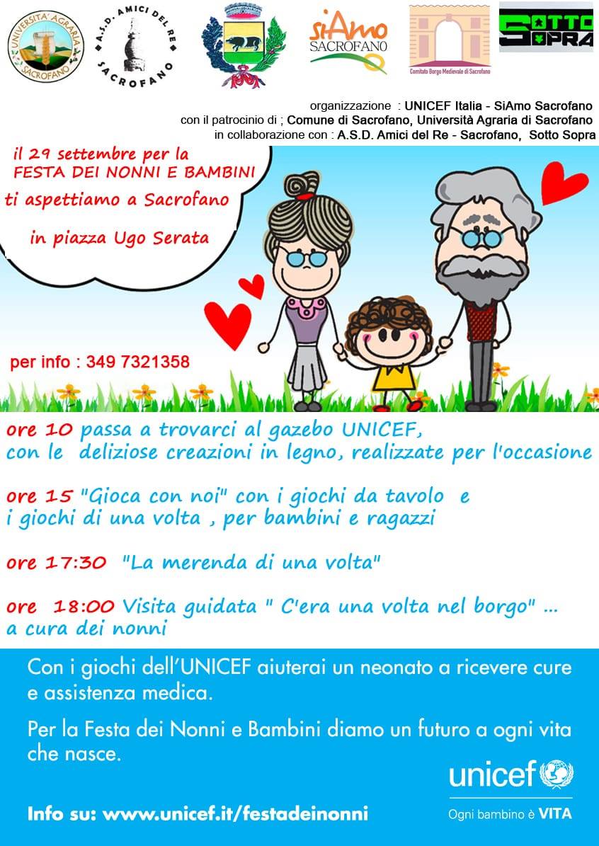 Locandina dell'evento Festa dei Nonni e Bambini