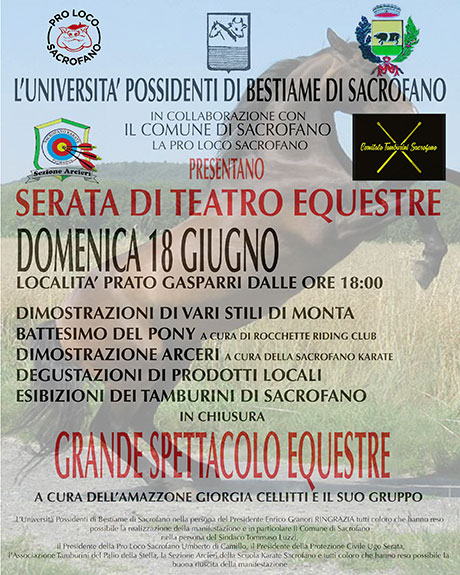 Locandina del Teatro Equestre