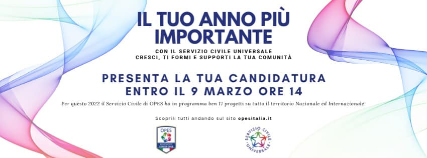 SERVIZIO CIVILE UNIVERSALE: PROROGA TERMINI BANDO