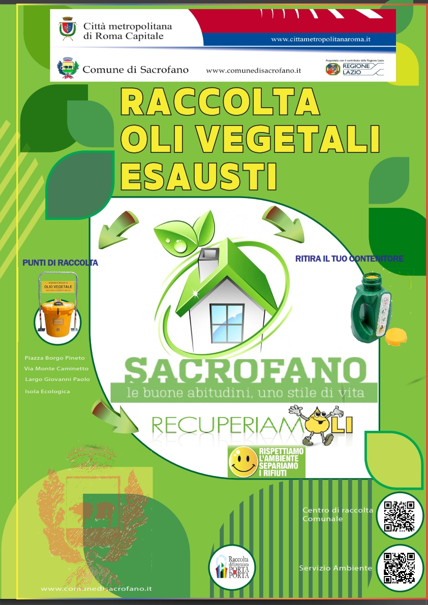 Campagna raccolta oli vegetali esausti