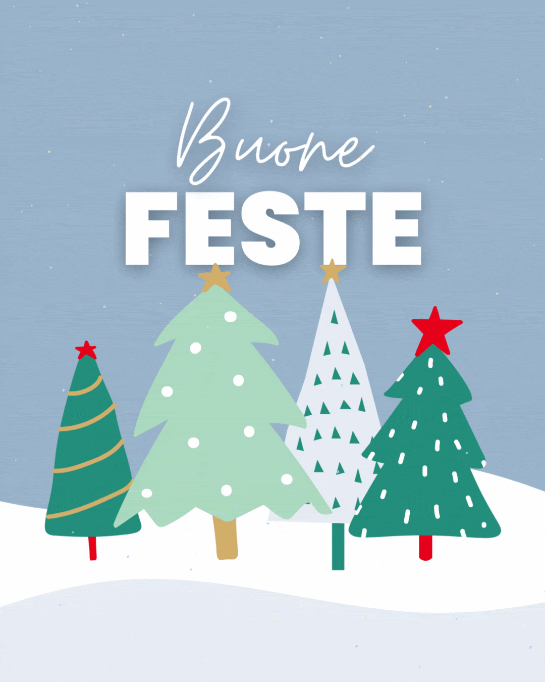 AUGURI DI BUONE FESTE E NUOVO ORARIO SPORTELLO 